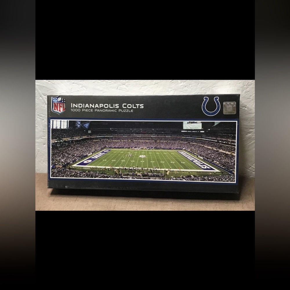 New NFL Indianapolis Colts 1000 Piece Panoramic Puzzle Master Pieces USA Made